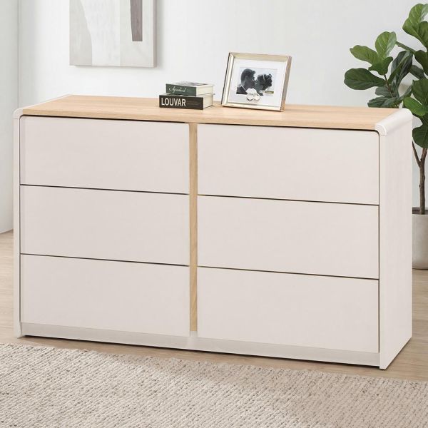 迪伊4尺六斗櫃 Hampton,漢汀堡,斗櫃,4尺六斗櫃,櫥櫃,櫃子,櫃類,A級環保木心板材質,三節式鋼珠滑軌,美背處理,PU耐磨耐水塗裝