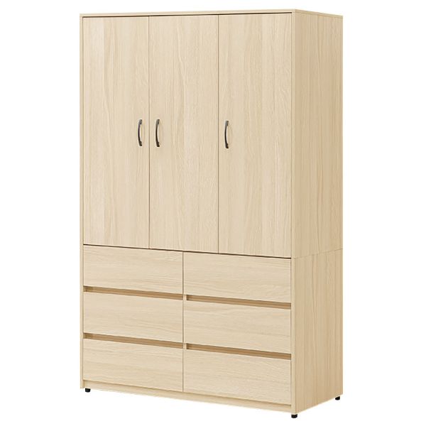 芙琳白橡色4尺衣櫥 Hampton,漢汀堡,衣櫥,櫥櫃,櫃子,衣櫃,木心板材質,美背處理,4尺衣櫥,鋼珠滑軌