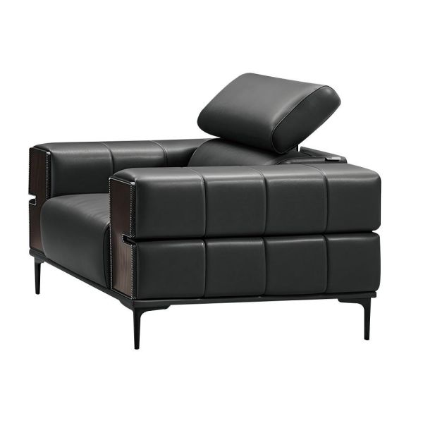 雷格單人沙發椅 Hampton,漢汀堡,沙發,沙發組,高級人工合成皮革,高密度泡棉,實木骨架,靠枕可無段式調整,沙發椅,椅子