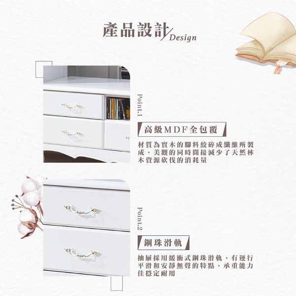 莉亞洛歐風6尺長櫃 Hampton,漢汀堡,電視櫃,櫃子,高級MDF全包覆,歐風長櫃,收納,台灣製造,鋼珠滑軌,台灣製造