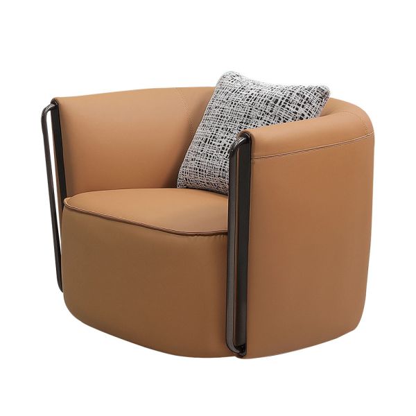 傑爾單人貓抓皮沙發 Hampton,漢汀堡,沙發,單人沙發,貓抓皮材質,高密度泡棉,實木骨架