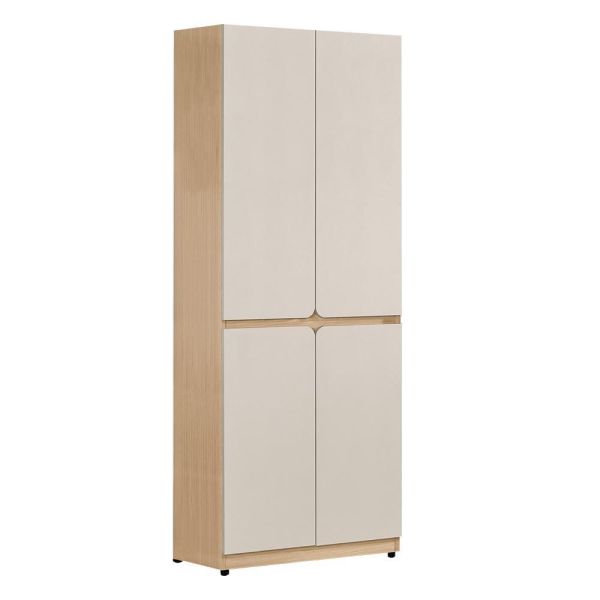 迪伊2.5尺收納衣櫥 Hampton,漢汀堡,衣櫥,櫥櫃,櫃子,衣櫃,2.5尺收納衣櫥,A級環保木心板材質,油壓緩衝後鈕,美背處理