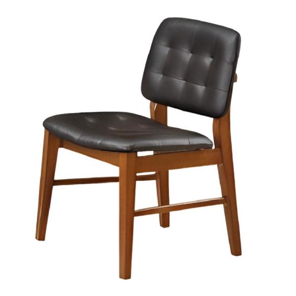 維亞實木餐椅-柚木色-2入組/4入組 Hampton,漢汀堡,餐椅,椅子,實木,實木餐椅,橡膠木實木材質,PU皮革,穩固耐用