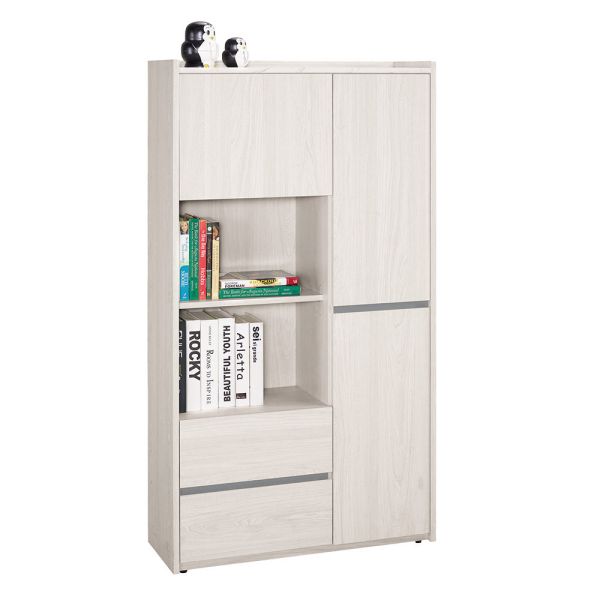 丹倫5尺高書櫥 Hampton,漢汀堡,5尺高書櫥,書櫃,書櫥,書房,木心板,PU耐磨耐水塗裝,鋼珠滑軌,背板採用美背處理,櫃子,櫃類