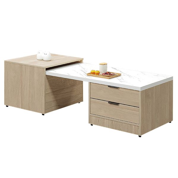 凱文伸縮茶几 Hampton,漢汀堡,茶几,桌,木心板,鋼珠滑軌,美背處理