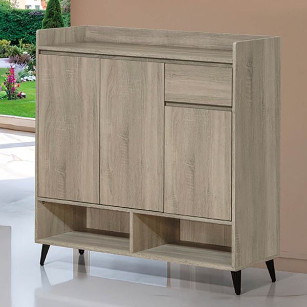 羅密灰梧桐4尺鞋櫃 Hampton,漢汀堡,灰梧桐4尺鞋櫃,收納櫃,木心板,美背處理,櫃子,櫃類,書櫃,鞋櫃,置物櫃,貼耐磨指皮