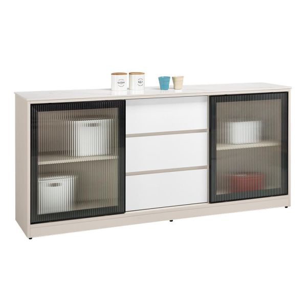 穆可6尺岩板收納櫃 Hampton,漢汀堡,6尺岩板收納櫃,櫥櫃,櫃子,櫃類,A級環保木心板材質,岩板桌面,美背式處理,PU耐磨耐水塗裝