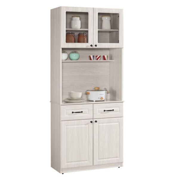 貝諾2.7尺岩板收納櫃 Hampton,漢汀堡,2.7尺岩板收納櫃,櫥櫃,櫃子,櫃類,三節式鋼珠滑軌,A級環保木心板材質,岩板桌面