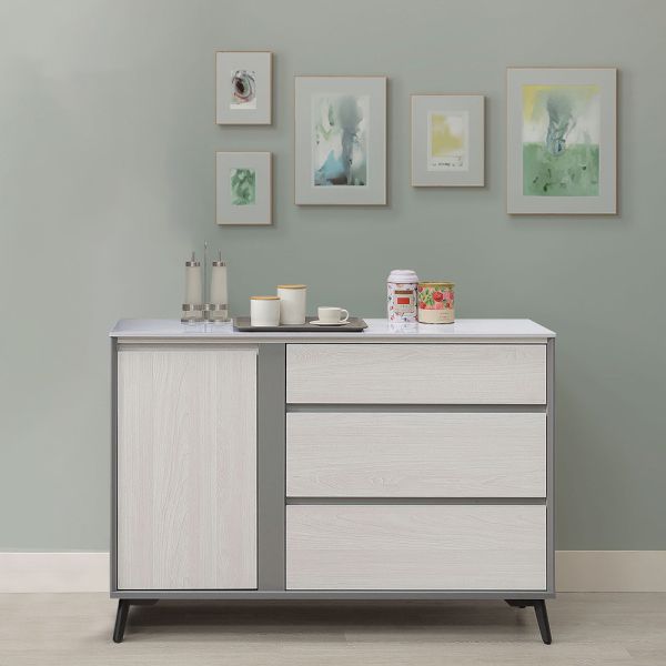 摩曼4尺岩板收納櫃下座 Hampton,漢汀堡,台灣製造,ABS封邊處理,收納櫃,收納,櫃子