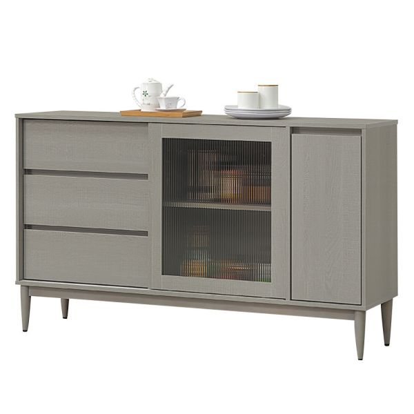 莫卡5尺碗盤櫃下座 Hampton,漢汀堡,5尺碗盤櫃下座,櫥櫃,櫃子,櫃類,鋼珠滑軌,不鏽鋼緩衝後鈕,木心板材質,實木腳架,長虹PS板,1.5mmABS封邊