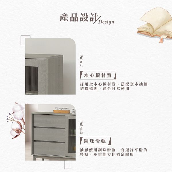 莫卡4尺碗盤櫃下座 Hampton,漢汀堡,4尺碗盤櫃下座,櫥櫃,櫃子,櫃類,鋼珠滑軌,不鏽鋼緩衝後鈕,木心板材質,實木腳架,長虹PS板,1.5mmABS封邊