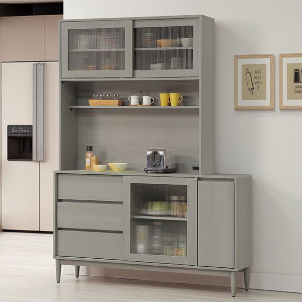 莫卡5尺碗盤櫃組 Hampton,漢汀堡,5尺碗盤櫃組,櫥櫃,櫃子,櫃類,鋼珠滑軌,不鏽鋼緩衝後鈕,木心板材質,實木腳架,長虹PS板,1.5mmABS封邊