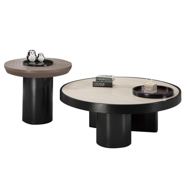 歐尼組合岩板茶几 Hampton,漢汀堡,茶几,大茶几,小茶几,岩板桌面,高級MDF全烤式材質,優麗坦耐磨耐水塗裝,組合岩板茶几