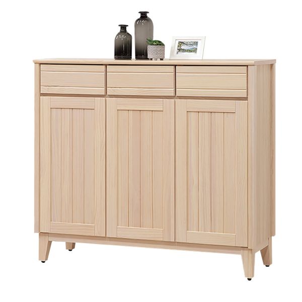 里都實木4尺鞋櫃 Hampton,漢汀堡,實木4尺鞋櫃,鞋櫃,櫃子,櫃類,三節式鋼珠滑軌,耐磨浮雕立體壓紋,A級紐西蘭松木,門片五金採用油壓緩衝鉸鍊