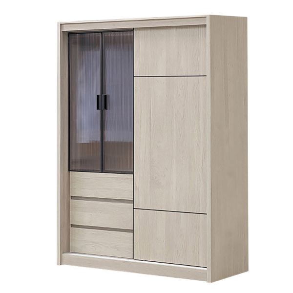 諾頓5尺衣櫥 Hampton,漢汀堡,衣櫥,櫥櫃,櫃子,衣櫃,木心板材質,美背處理,5尺衣櫥,鋼珠滑軌