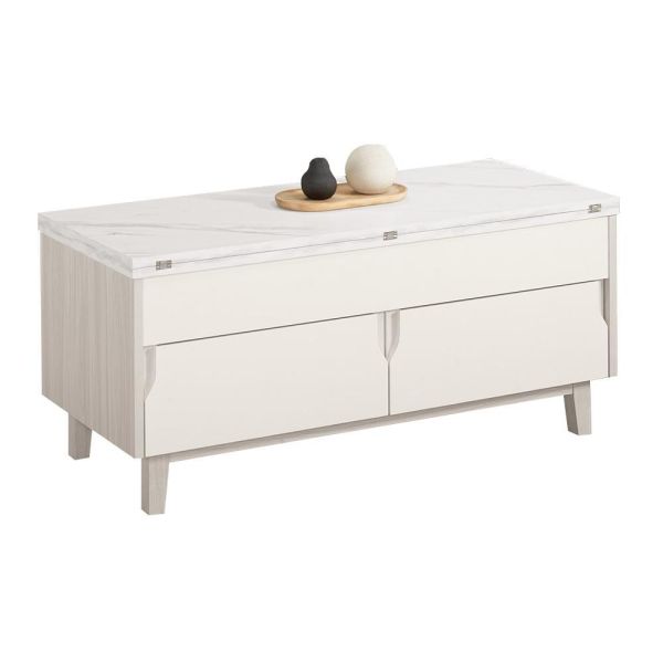 斯亞3.5尺仿石面多功能大茶几 Hampton,漢汀堡,茶几,3.5尺仿石面多功能大茶几,茶几,桌子,咖啡桌,國際標準低甲醛防蛀木心板材質,鋼珠滑軌