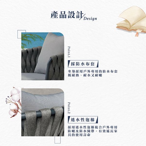 曼寧戶外吧台椅-多色可選 Hampton,漢汀堡,椅子,吧台椅,戶外專用防水布套,戶外專用防水織帶,全鋁合金骨架