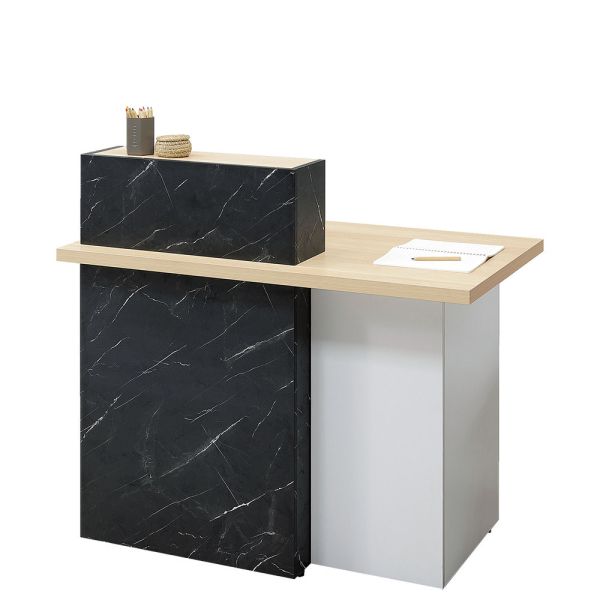 維特3.7尺櫃檯桌(坐右) Hampton,漢汀堡,台灣製造,ABS封邊處理,桌,桌子,櫃檯桌