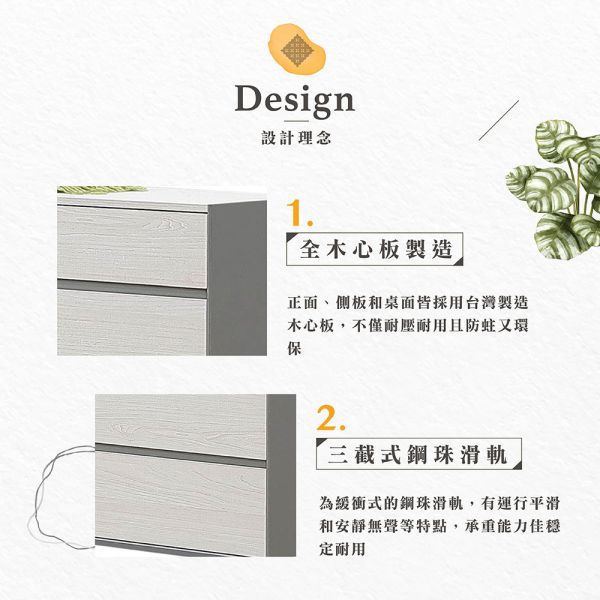 莉柯4尺三抽開門收納櫃 Hampton,漢汀堡,床頭櫃,床邊櫃,櫥櫃,櫃類