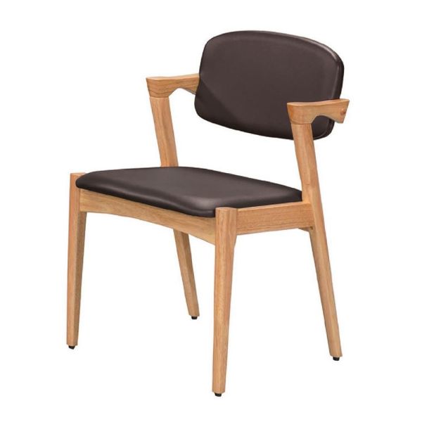 奈迪實木餐椅-原木色-2入組/4入組 Hampton,漢汀堡,餐椅,椅子,實木,實木餐椅,橡膠木實木材質,PU皮革,穩固耐用