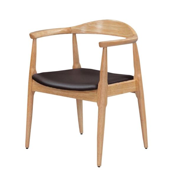 莫那實木餐椅-原木色-2入組/4入組 Hampton,漢汀堡,餐椅,椅子,實木,實木餐椅,橡膠木實木材質,PU皮革,穩固耐用