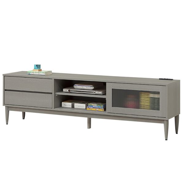 莫卡6尺長櫃 Hampton,漢汀堡,6尺長櫃,電視櫃,櫥櫃,櫃子,櫃類,鋼珠滑軌,不鏽鋼緩衝後鈕,木心板材質,實木腳架,長虹PS板,1.5mmABS封邊