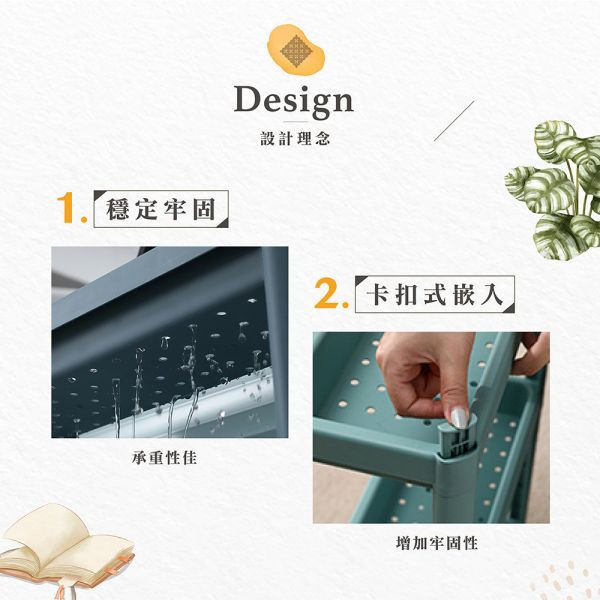 夾縫置物架(三層)-多色可選 Hampton,漢汀堡,夾縫置物架,收納,節省空間,桌上收納,置物盒,整齊,三層夾縫置物架