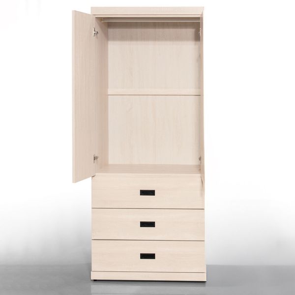 詩蓓白梧桐3X7尺衣櫥 Hampton,漢汀堡,衣櫥,櫥櫃,櫃子,衣櫃,木心板材質,美背處理,3X7尺衣櫥,鋼珠滑軌