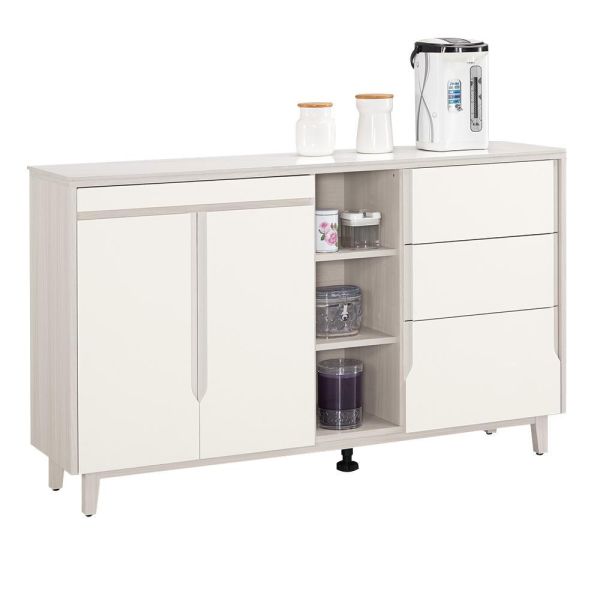 斯亞5尺岩板收納櫃下座 Hampton,漢汀堡,5尺岩板收納櫃下座,櫥櫃,櫃子,櫃類,鋼珠滑軌,符合國際標準低甲醛防蛀木心板材質,岩板桌面,PU耐磨耐水塗裝