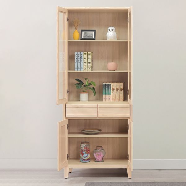 里都實木2.7尺中抽書櫃 Hampton,漢汀堡,實木2.7尺中抽書櫃,書櫃,櫃子,櫃類,三節式鋼珠滑軌,耐磨浮雕立體壓紋,A級紐西蘭松木,門片五金採用油壓緩衝鉸鍊