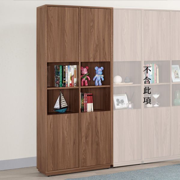 諾克2.7尺書櫥 Hampton,漢汀堡,2.7尺書櫥,收納櫃,木心板,背板採用美背處理,櫃子,櫃類,書櫃,書櫥,置物櫃