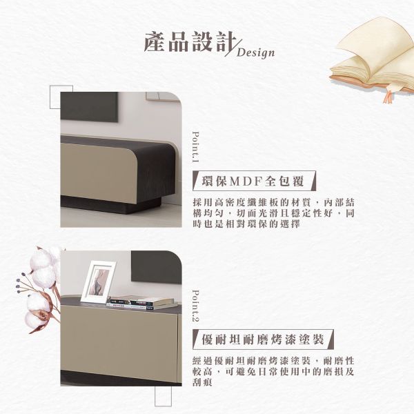 德里姆5尺長櫃 Hampton,漢汀堡,電視櫃,櫃子,簡約造型,環保MDF全包覆,優耐坦耐磨烤漆塗裝