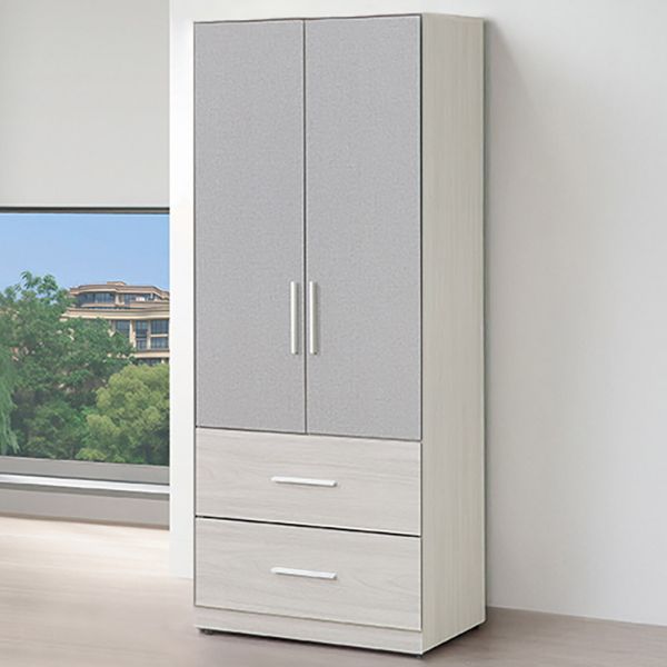 斯羅白榆木2.5尺下二抽衣櫥 Hampton,漢汀堡,衣櫥,櫥櫃,櫃子,衣櫃,木心板材質,美背處理,2.5尺下二抽衣櫥,鋼珠滑軌