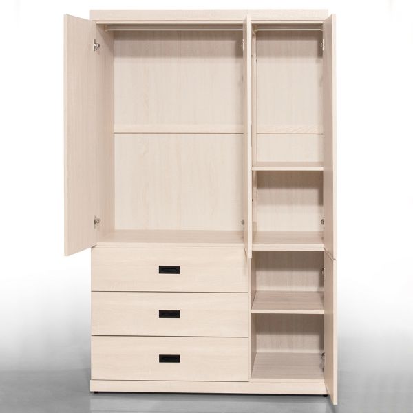 詩蓓白梧桐4X7尺衣櫥 Hampton,漢汀堡,衣櫥,櫥櫃,櫃子,衣櫃,木心板材質,美背處理,4X7尺衣櫥,鋼珠滑軌