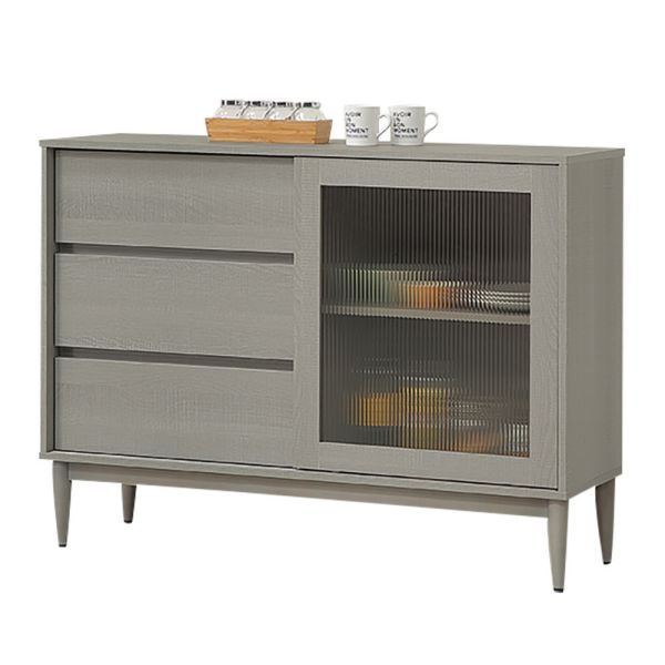 莫卡4尺碗盤櫃下座 Hampton,漢汀堡,4尺碗盤櫃下座,櫥櫃,櫃子,櫃類,鋼珠滑軌,不鏽鋼緩衝後鈕,木心板材質,實木腳架,長虹PS板,1.5mmABS封邊