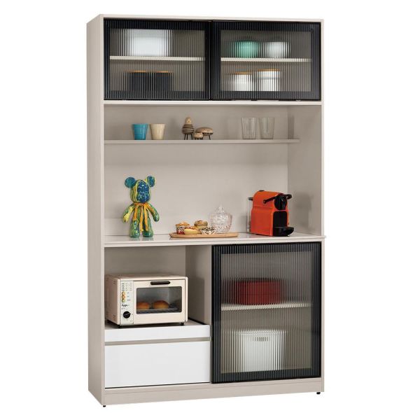 穆可4尺岩板收納櫃 Hampton,漢汀堡,4尺岩板收納櫃,櫥櫃,櫃子,櫃類,A級環保木心板材質,岩板桌面,美背式處理,PU耐磨耐水塗裝