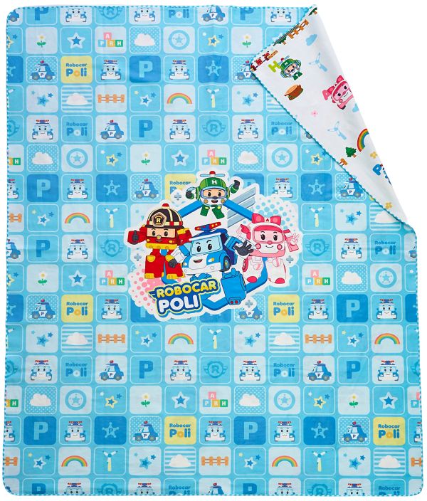 Bed Pad / Robocar Poli 保潔墊, 防水保潔墊, 隔尿墊, 防尿墊, 防水墊, 防汙墊, 波力, 生日禮物, bedpad, waterproof, 尿床, 戒尿布