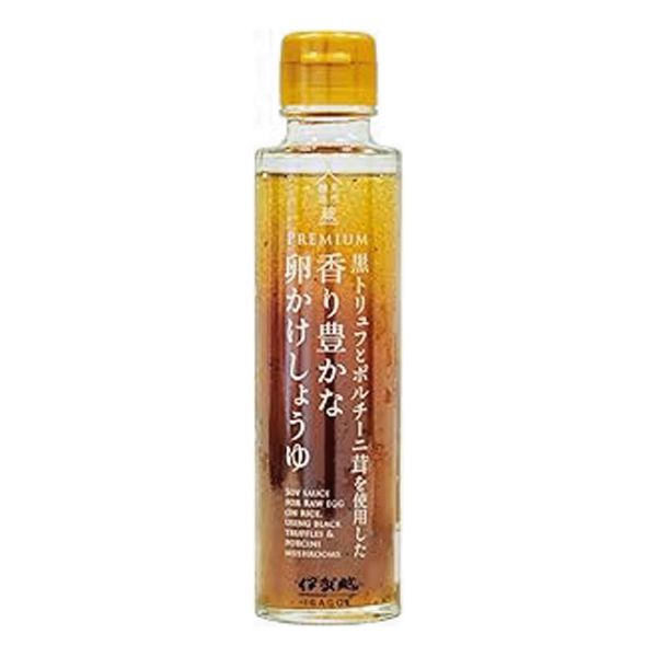 日本 伊賀越 黑松露牛肝菌 蛋拌醬油 120ml 百年釀造廠 奢華 松露 濃郁香氣 白醬油 拌飯 日料【小福部屋】 