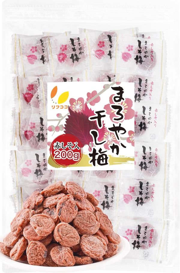 日本直送リフ工房 無籽梅乾 200g 獨立包裝 紫蘇口味 梅片 鹽分補給 露營 健行 爬山【小福部屋】 