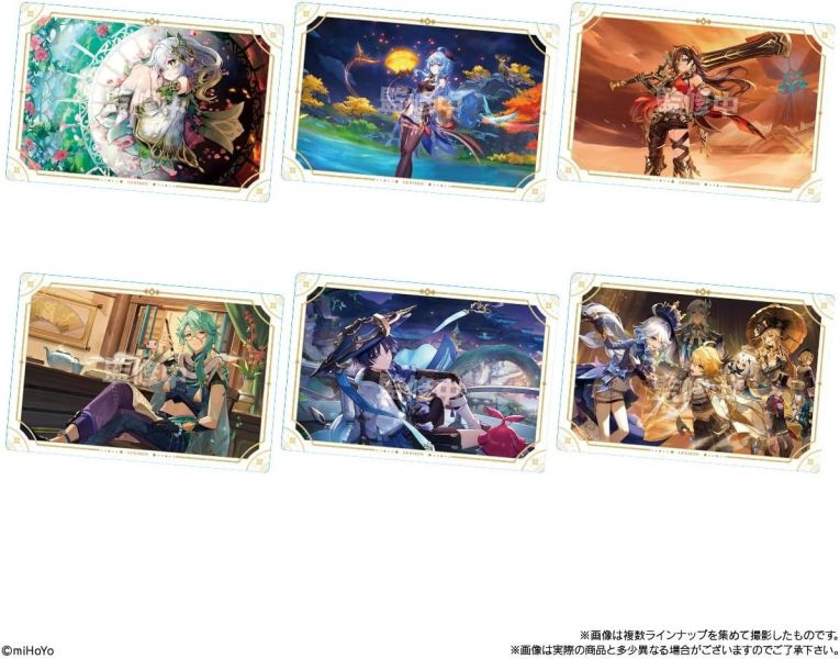 【第2彈】日本 BANDAI 原神 貼紙 威化餅食玩 20入 Genshin 蒐集 收藏 一中盒 金屬貼紙 盒玩 收集【小福部屋】 