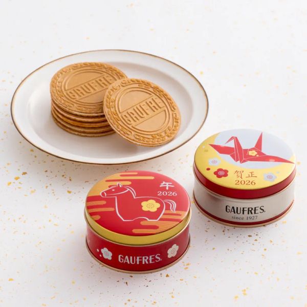 神戸風月堂 馬年限定法蘭酥禮盒(單罐/兩罐組/三罐組) 神戸風月堂, 法蘭酥, 馬年限定, 新年禮盒, 過年伴手禮, 日本餅乾, 日本甜點, 年節送禮, 日系禮盒