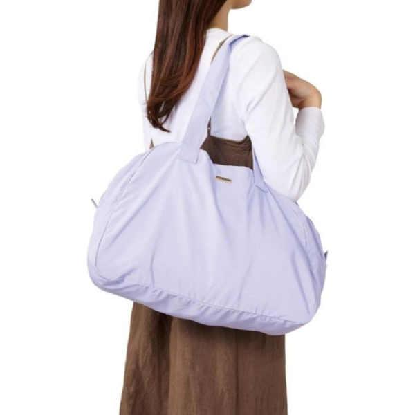 ROPE’ PICNIC 旅行袋 (紫色/米灰) ROPE PICNIC, 日本旅行袋, 登機包, 行李箱掛袋, 輕旅包, 旅行收納袋, 出國包, 露營包, 日系時尚, 登機袋推薦, 女孩旅行, 輕便行李袋