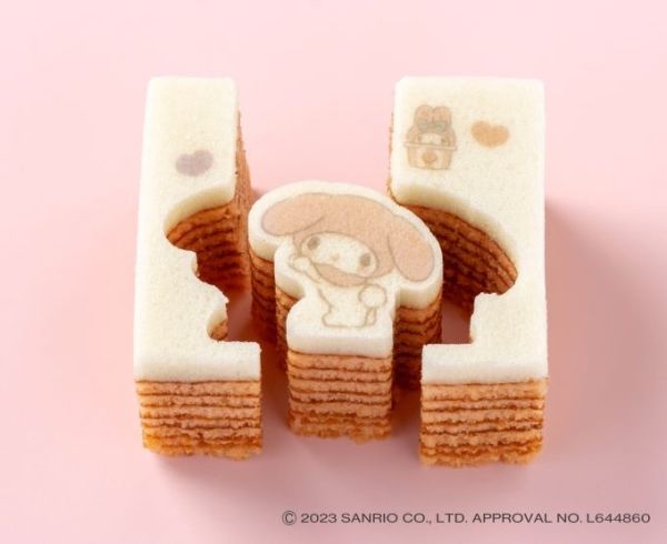 Katanukiya 三麗鷗造型年輪蛋糕 三入組 Katanukiya,三麗鷗年輪蛋糕,造型蛋糕,Hello Kitty蛋糕,美樂蒂,酷洛米,日本甜點,日系送禮,角色甜點,年輪蛋糕