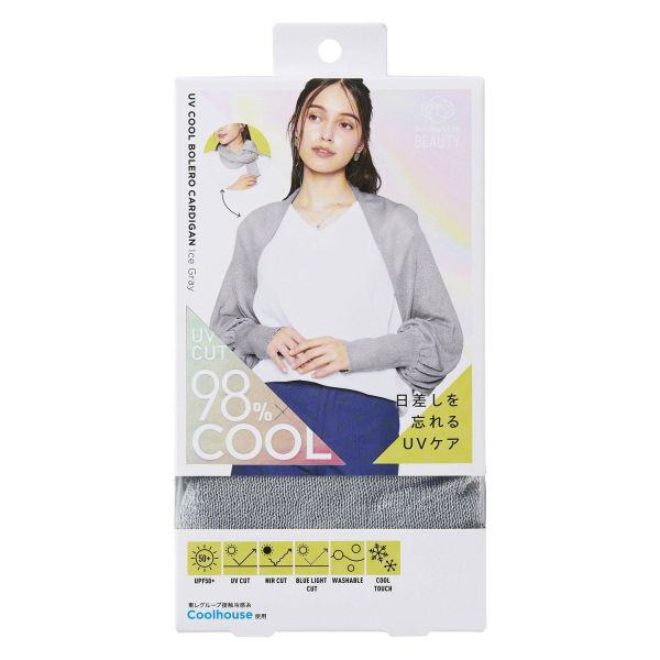 COGIT Sun Block LAB UV防曬披肩外套（灰色/灰褐色/黑色） COGIT, 防曬披肩, 涼感外套, UV防曬衣, 防曬罩衫, 夏季外搭, 日本機能服飾