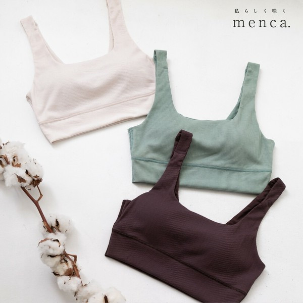 menca. 吸濕排汗 半罩式上衣型內衣褲系列 Ｍ-LL (可可棕/灰霧綠/米色) menca, 無鋼圈內衣, 棉混內衣, 吸濕速乾內衣, 上衣型內衣, 機能內著, 美型內衣, 舒適內衣, 居家內著, 日本內衣, 一體成型內衣, 輕柔內衣, 女生內衣