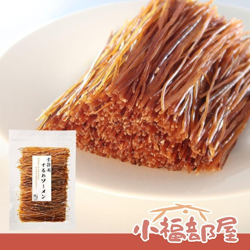 日本 博屋 極細酥脆魷魚條 夾鏈袋 細長脆硬 魷魚條 魷魚腳 魷魚絲 過節 聚會 年貨 乾貨 日本,桃屋,鹽漬烏賊,酒盜,鹽漬鰹魚醬,海鮮醬,醃漬海鮮 重鹹,拌飯醬,下酒菜,配料,配菜