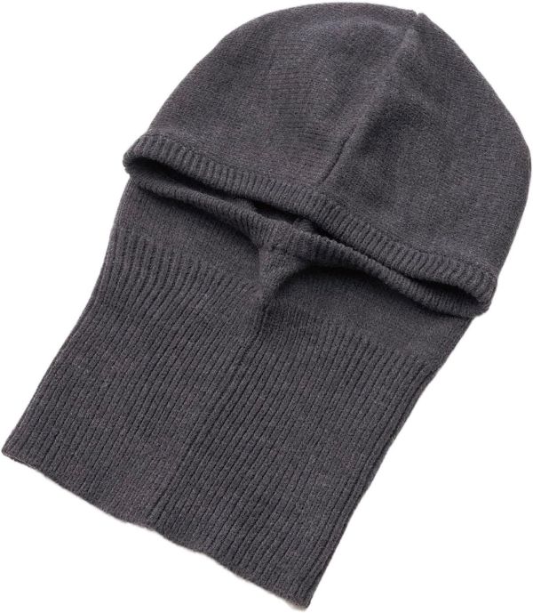 Cogit 2WAY 圍巾針織帽(象牙白/灰色) Cogit, 連帽頸套, 針織帽, 冬季保暖, 防風面罩, 通勤保暖, 機車族, 頸套, 防寒用品, 日本選品