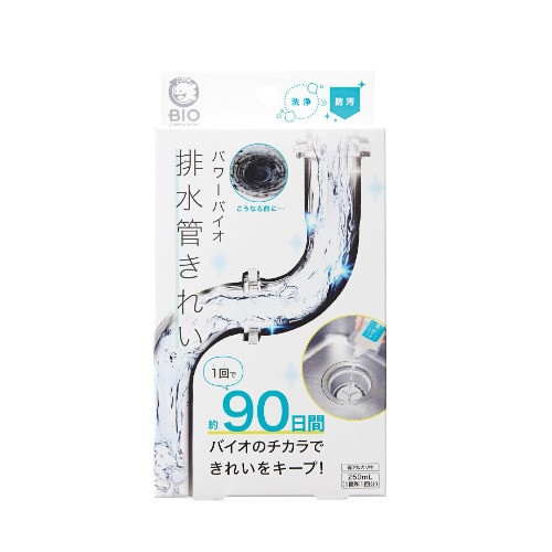 Cogit 日本製 BIO 排水管清潔液 250mL Cogit, BIO 清潔液, 排水管清潔, 日本家事用品, 排水口除味, 廚房水槽清潔, 浴室排水管, 微生物清潔, Power Bio, 排水口保養