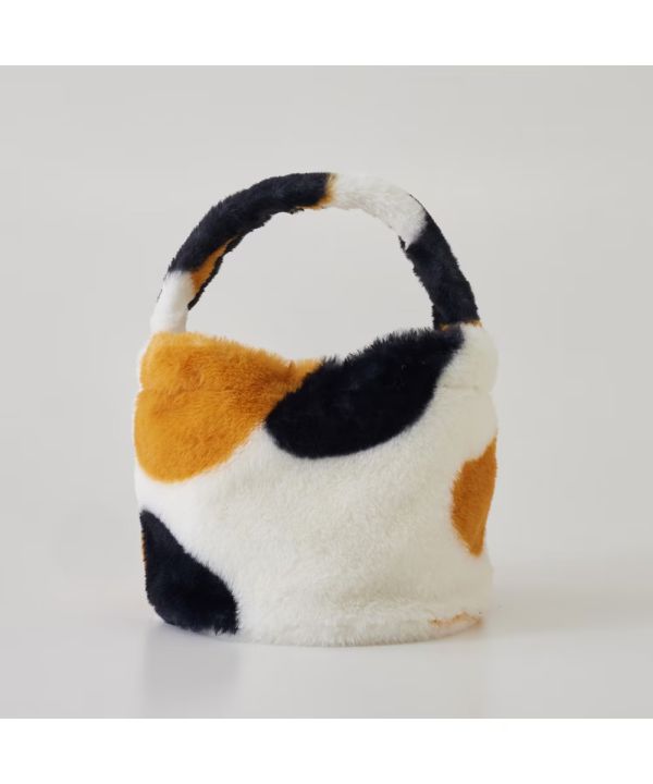 Neko Feel 貓咪觸感手拿包 (三花貓/橘虎斑貓) Neko Feel, 貓咪手拿包, 貓咪包包, 日本雜貨, 絨毛包, 貓奴禮物, 三花貓, 黑貓, 仿真貓毛, 可愛包, 秋冬包包, 療癒系小物, 日本貓咪雜貨, 禮物推薦