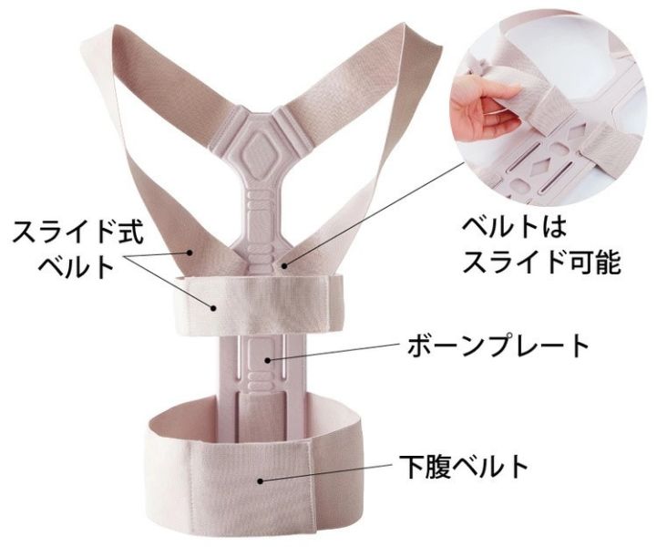 Cogit Beslim防駝背神器（男女適用/久坐/長時間坐姿） Cogit, 駝背調整帶, 肩胛支撐帶, 坐姿矯正, 久坐神器, 姿勢調整 貓背調整, 上班族舒緩, 輕量支撐帶, 居家挺背